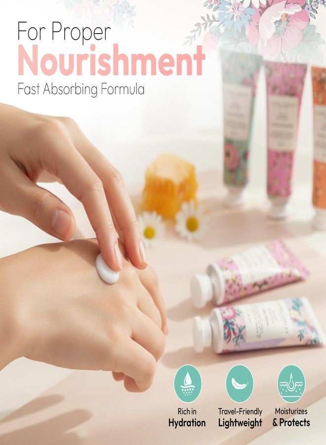 Laura Ashley Hand Cream Gift Set – 7 Piece Travel Size Lotion Collection for Women, Mini Hand Cream for Dry Skin, Moisturizing Hand Lotion with Lavender, Rose, Magnolia & More – 30ml Each - Image 3